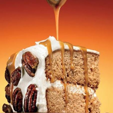 Maple-Gingerbread Layer Cake with Salted Maple Caramel Sauce (Bon Apetit)